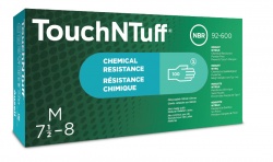 Ansell TouchNTuff 92-600 Chemical-Resistant Disposable Nitrile Gloves